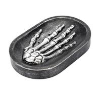 kesurpae Porte-Savon antidérapant en résine, Plateau Porte-Savon en Forme de Main, Facile à Utiliser et Original. Simple et Facile à Nettoyer. Permet de sécher Le Porte-Savon Original Forme Main.