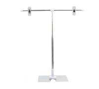 kesurpae Présentoir de bureau à cadre clipsable sur pied, hauteur réglable, durable et résistant à la rouille, pour comptoirs de magasin.