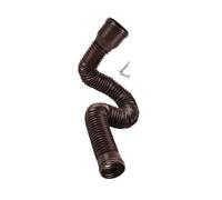 kesurpae Rallonge de gouttière flexible et universelle, facile à installer, tuyau de drainage réglable pour des cours plus propres, accessoire pour système de drainage des, brun, 150 cm