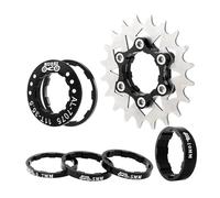 kesurpae Roue Libre à pignon Fixe résistante à la Corrosion, légère et Durable. Convertisseur de Roue Libre pour pignon Fixe. Entretoise. Couleur Brillante. Compatible avec Les vélos 1, 7, 8, 9 et 10