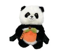 kesurpae Sac à bandoulière élégant en peluche panda pour femme, format compact, idéal pour les voyages et les sorties quotidiennes, comme une visite au zoo. Peluche panda