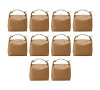 kesurpae Sac de farine de fruits secs, 10 paquets/lot, stockez les ingrédients en toute sécurité, sac d'emballage de grains en papier et de grains divers, tapez+1