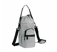 kesurpae Sangle de transport pour bouteille Oxford, facile à porter et à la mode, compatible avec toutes les bouteilles d'eau, idéale pour l'extérieur, couleur choc gris