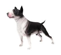 kesurpae Sculpture de Chien réaliste, Sculpture, Cadeaux de Collection, décoration Artistique, Figurine Animale, tête Vache Noire