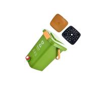 kesurpae Seau à Compost modulaire pour déchets ménagers, Facile à Nettoyer et remplacer grâce Son Filtre Facile remplacer et Nettoyer. Bac Compost d'intérieur, Vert, L