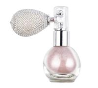 kesurpae Sparkle Everything Surligneur Spray Shimmer Dust Maquillage sans effort Lueur naturelle Brillance dans chaque lumière Surligneur Poudre Spray Glitter, Rose nue, 7.5 x 6.9 x 3.9 cm