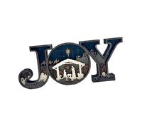 kesurpae Statue décorative de Noël, Sculpture de Table élégante, Figurine de la Nativité pour créer Une Ambiance Festive, Ornement de Noël, Objet de Collection Religieux