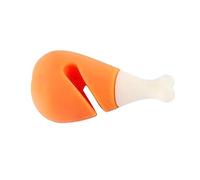 kesurpae Support Anti-débordement en Silicone réutilisable Lavable résistant à la Chaleur Levage Cuisine Cantine Outils d'étagère Anti-déversement, Cuisse de Poulet