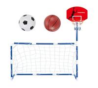 kesurpae Support de But de Football 2 en 1 pour Enfants, encourageant l'activité Physique et Sportive. Ce Jouet de Sport d'extérieur Combine Un Filet de But de Football et Un