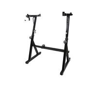 kesurpae Support de clavier en forme de Z à double embase, réglable en hauteur, pour une expérience de jeu optimale. Support pour clavier de piano, orgue numérique, piano,