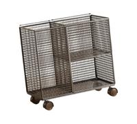 kesurpae Support de rangement pour tapis de yoga en fer blanc, gain de place, pour équipement de gym à domicile, Noir, 50 x 28 x 43 cm