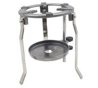 kesurpae Support de trépied de laboratoire réglable, portable et stable, pour brûleur laboratoire en métal. Indispensable pour les expériences chimie en Trépied relevable et portable.