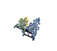 kesurpae Support de tuyau d'arrosage mural, rangement pour jardin, villa, jardin, terrasse, enrouleur, crochet, robuste, extérieur, cour, pelouse, garage, Noir, quatre tournesols