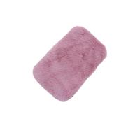 kesurpae Tapis Rond en Peluche pour Maison de poupée, Accessoire pour créer des scènes de Salon et Chambre réalistes, pour Une Cuisine Maison poupée pour des fêtes imaginaires. , Rose , Ovale
