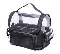 kesurpae Trousse de Maquillage étanche Grande capacité avec Pochette cosmétique Transparente - Organisateur de Voyage pour Pinces à Cheveux et Articles Toilette - Grande Trousse cosmétique