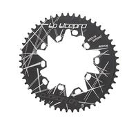 kesurpae Vélo avec boulons et chaîne Ovale Double Couche intégrant Un mécanisme de Transition Fluide pour Un Changement de Vitesse amélioré. Pièces détachées pour Plateau, Noir, 52T