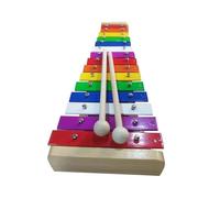 kesurpae Xylophone professionnel 15 notes en métal, conçu pour offrir un son exceptionnel Pour aux jeunes musiciens en herbe. Instrument de musique pour enfants (glockenspiel).