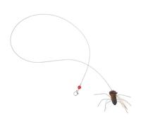 KESYOO 2 Recharges pour Jouets Interactifs pour Chats - Têtes D’Insectes Réalistes en Plastique, Couleur Naturelle, 2 Pièces - Recharges pour Tige à Taquiner, D’intérieur pour