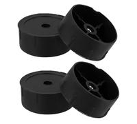 KESYOO Accessoires Chat 4pcs Embouts Plastique Noir pour Remplacement Arbre à Chat Cylindrique, Compatible Poteau de Griffoir, Installation Facile et Polyvalente