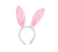 KESYOO Bandeau Oreilles de Lapin en Polaire Blanc Doux, Confortable à Porter, Style Mode pour Bébés et Tout-petits, Accessoire Cheveux Mignon et Facile à Utiliser