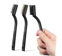 KESYOO Brosse de Nettoyage Aquarium 3 Pièces, Outil de Brossage Remplaçable pour Algues, Pierre et Bois Flotté, Compacte Nettoyage Réservoir Poissons, Accessoire Solide et Sécuritaire