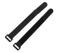KESYOO Colliers Anti-Chant de Coq en Nylon Flexibles, Lot de 2 Pièces Noirs, Ceintures Ajustables pour Cou de Poulet, Réduction du Chant Intense, Accessoires pour Élevage Avicole