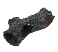 KESYOO Grotte pour reptiles résistante à l'usure, cachette décorative en résine grande bûche réaliste pour terrariums, accessoire adapté aux étangs, geckos et animaux grimpants