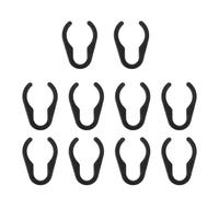 KESYOO Lot de 10 Pinces Clips Câbles en Plastique 25 Mm pour Microphone, Clips Flexibles Compatibles Pieds de Micro, Organisateur de Câbles pour Usage Studio, Karaoké et Home