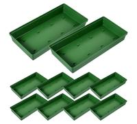 KESYOO Lot de 10 Plateaux en Mousse de Fleur Longues Aiguilles Support pour Composition de Fleur Plastique Solide Fixation Stable pour Décoration Mariage et Fête Plateau de Boue