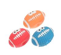 KESYOO Lot de 3 jouets interactifs pour chiens en latex qui coulent, résistants et sûrs à mâcher, adaptés pour les jeux en plein air et stimuler les instincts