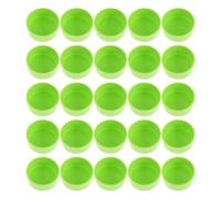 KESYOO Lot de 30 bols d'alimentation et d'eau pour reptiles verts, bols ronds en plastique résistant pour caméléons, dragons barbus, tarentules et grenouilles dans les terrariums