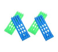KESYOO Lot de 4 supports pour anneaux de colombe en plastique, installation rapide et rangement organisé. Convient pour les accessoires de cage à oiseaux