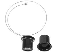 KESYOO Loupe Frontale 10x pour Réparation de Montres Cadre en Acier Inoxydable, Loupe 5X et 10x pour Horlogers, Outil de Bijouterie Portable, Accessoires de Précision pour Travaux