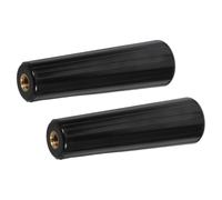 KESYOO Manche pour barbecue en bakélite résistant à la chaleur, filetage M10, long manche de 110 mm pour ustensiles de barbecue, accessoire pour rôtissoire 2 pièces, convient pour la cuisson à l'air