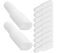 KESYOO Perles de Queue de Parapluie Droites 10 Pièces Couleur Beige Clair Accessoires de Remplacement pour Parapluie Droit Décorations pour Parasol D’Extérieur Compatibles Queue 19 Os