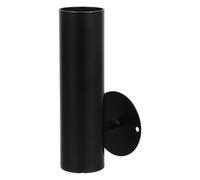 KESYOO Petit vase mural en fer noir, tube suspendu pour fleurs, pot décoratif multifonction pour intérieur, étagère pour plantes et décoration de salle de bain moderne