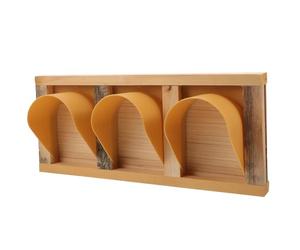 KESYOO Porte d'entrée pour oiseaux messagers en bois durable Design européen Coins arrondis sans barrières Convient pour cages à oiseaux et courses d'oiseaux