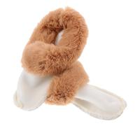 KESYOO Semelles Intérieures Chaudes en Peluche Épaisse Amovibles pour Chaussures Femme Taille 36-37 Couleur Kaki, Doublures Confortables et Isolantes pour Hiver Intérieur et Extérieur