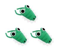 KESYOO Serre-tête en forme de crocodile en peluche 3 pièces Accessoires de cosplay et de fête Cerceau en cheveux d'animaux doux pour théâtre, carnaval et événements pour enfants