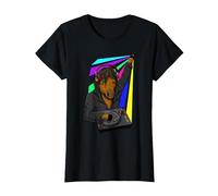 Ketamine DJ Techno Cheval Keta Rave Party T-Shirt, Femme, Noir, 3XL