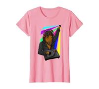 Ketamine DJ Techno Cheval Keta Rave Party T-Shirt, Femme, Rose, S