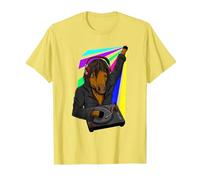 Ketamine DJ Techno Cheval Keta Rave Party T-Shirt, Homme, Citron, L