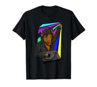 Ketamine DJ Techno Cheval Keta Rave Party T-Shirt, Homme, Noir, S