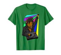 Ketamine DJ Techno Cheval Keta Rave Party T-Shirt, Homme, Vert Kelly, M