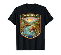 Ketchikan Alaska Totem Pole Ketchikan Voyage en Famille T-Shirt
