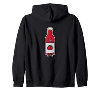 Ketchup Bouteille de Sauce Tomate Condiment Fantaisie Sweat à Capuche