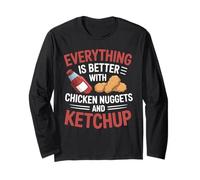 Ketchup Everything Better Poulet Nuggets Manche Longue
