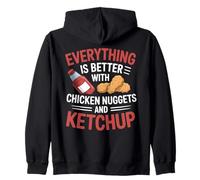 Ketchup Everything Better Poulet Nuggets Sweat à Capuche