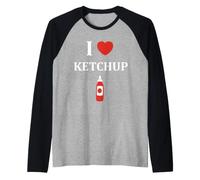 Ketchup Humour Sauce Tomate Fan i Love Ketchup Manche Raglan