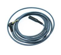 KetDirect Câble d’extension en cordon tressé sans nœuds avec connecteur mâle coudé à 4 pôles de 3,5 mm et connecteur femelle à 4 pôles de 3,5 mm pour casque audio stéréo 20/50/100/150/200/300 cm
